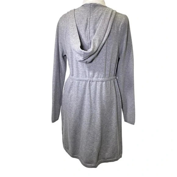 TORRID Women's size 0 (L) Gray Everyday Anorak Hooded Cinched Waist Sweater - Picture 9 of 11